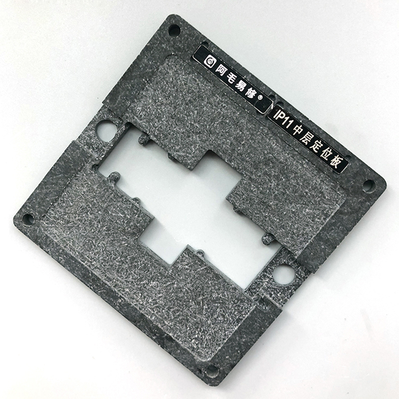 BGA Reballing Stencil Plant Tin Platform Set for iPhone11/PRO/MAX Motherboard Middle Layer Board Repair Tools
