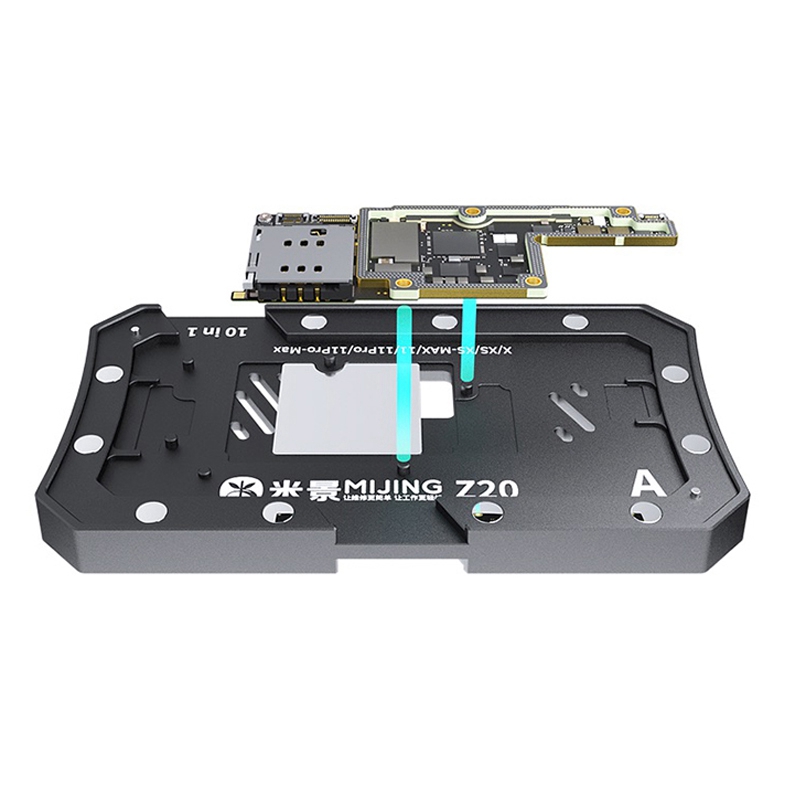 10 IN 1 BGA Magnetic Planting Tin Platform For iPhone X/XS Max/11Pro Max/12Pro Max/12Mini Middle Layer Motherboard Repair Tools