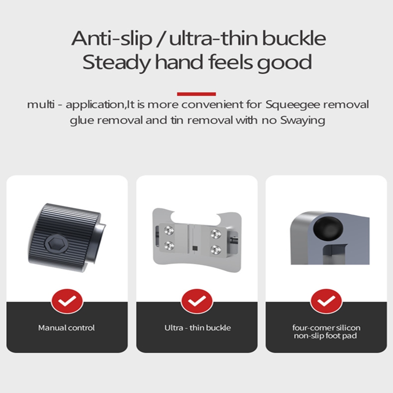 Universal CPU IC Chip Glue Remove Double-Bearings Fixture 1.5-20mm Size Small IC Rework Platform for iPhone BGA Repair Tool