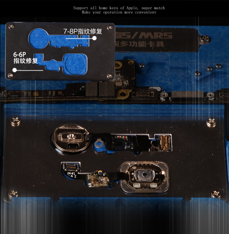 MECHANIC MR5 Motherboard Fixture PCB Holder For iPhone XR 8P 8 7P 7 SE 6SP 6S 6 5S 5G CPU Hard Disk Fingerprint Repair