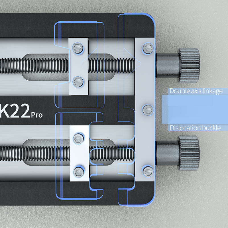 Mijing K22  Universal Double Bearing Jig Fixture PCB Holder for Mobile Phone Motherboard CPU Glue Remove Soldering Repair Tools