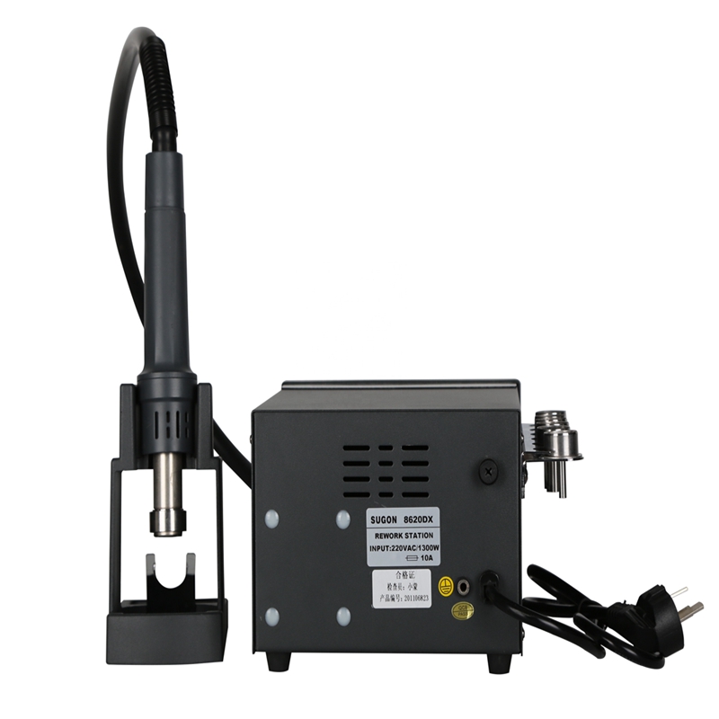 SUGON 8620DX 1000W Hot Air Rework Station Microcomputer Temperature Control BGA Rework Station Curved Nozzle Welding Repair