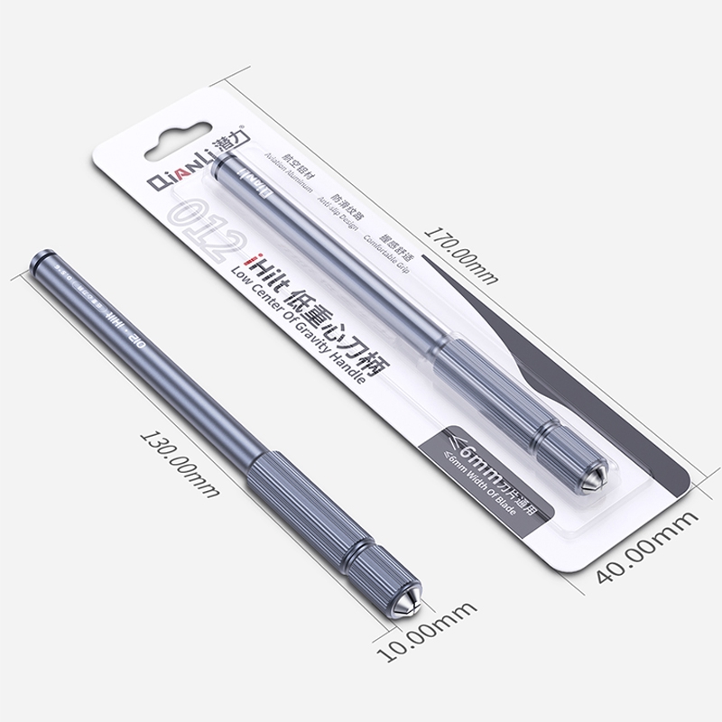 Qianli Blade Handle Low Center Of Gravity Aluminum Alloy Anti Slip General Purpose Handle For iPhone CPU IC Glue Remover Repair