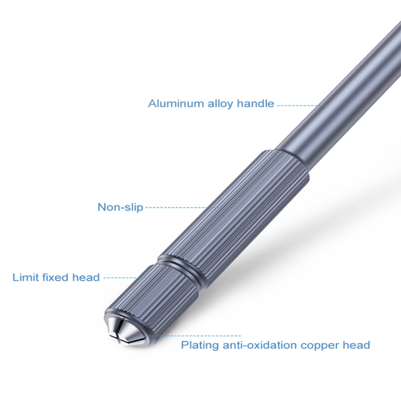 Qianli Blade Handle Low Center Of Gravity Aluminum Alloy Anti Slip General Purpose Handle For iPhone CPU IC Glue Remover Repair