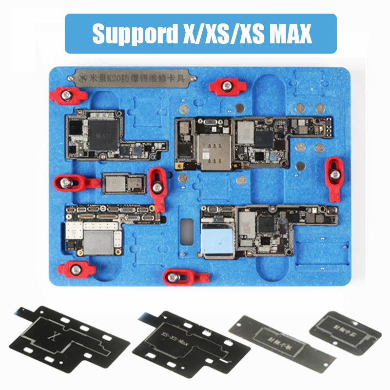 Mobile Phone Motherboard Holder Fixture Clamp PCB Planting Tin A11 Remove Black Glue For iPhone X XS XS MAX Repair Tool