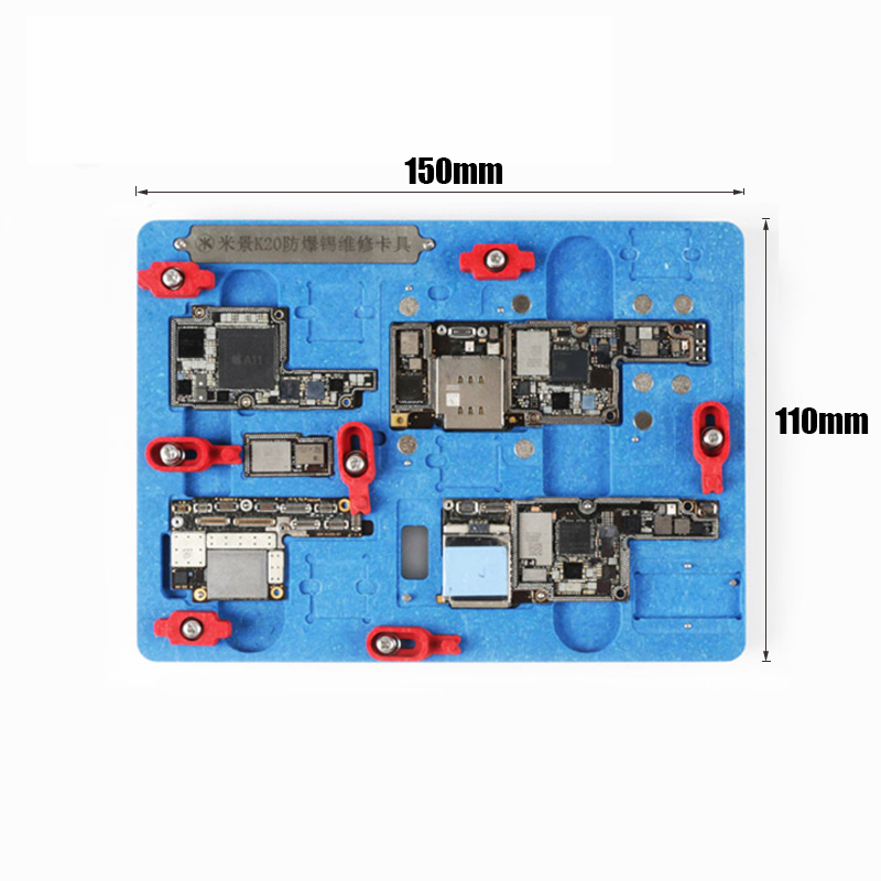 Mobile Phone Motherboard Holder Fixture Clamp PCB Planting Tin A11 Remove Black Glue For iPhone X XS XS MAX Repair Tool