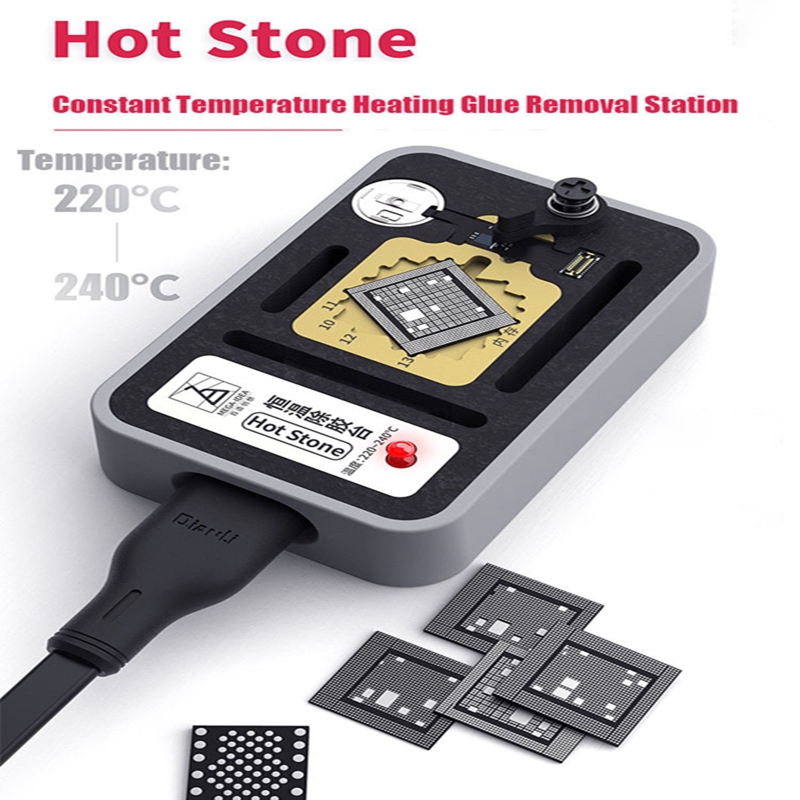 Constant Temperature Heating BGA Glue Removal Station For iPhone 7/7P/8/8P/X/Xs Max CPU Fingerprint Hard Disk Repair Platform