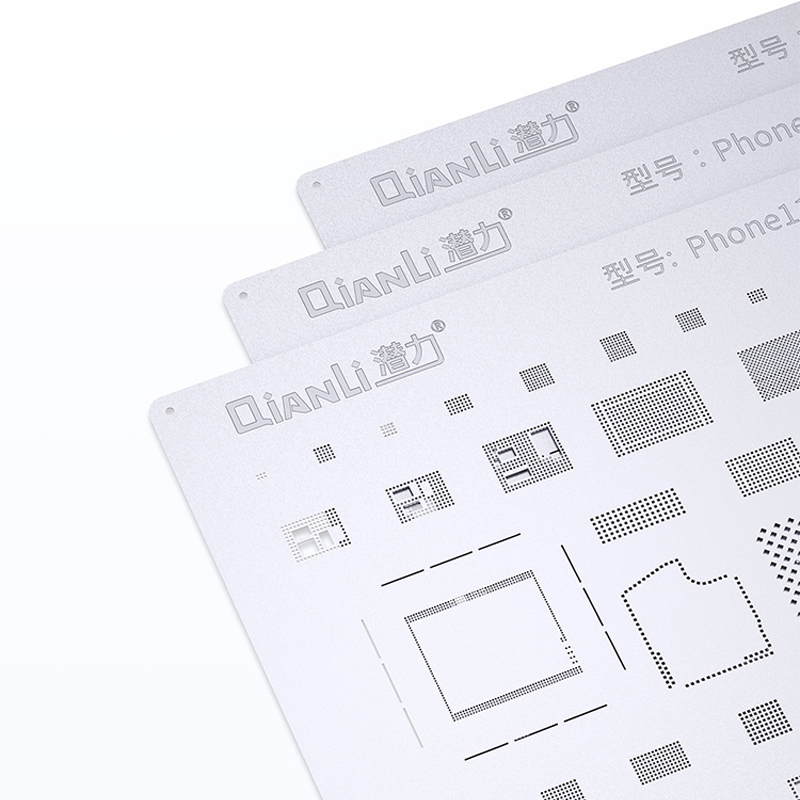 Qianli 8in1 BGA Stencil For iPhone 6P/6SP/7P/8P/X/XR/XS Max/11Pro Max/12Pro Max/12Mini/13Pro Max Soldering Reballing Template