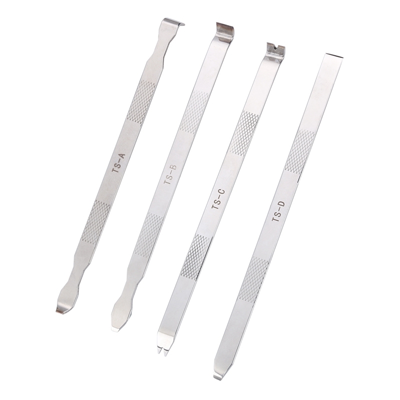 4 IN 1 Multifunctional Double-Head Metal Crowbar Set for Mobile Phone Tablet PC Disassembly Opening Repair Hand Tools