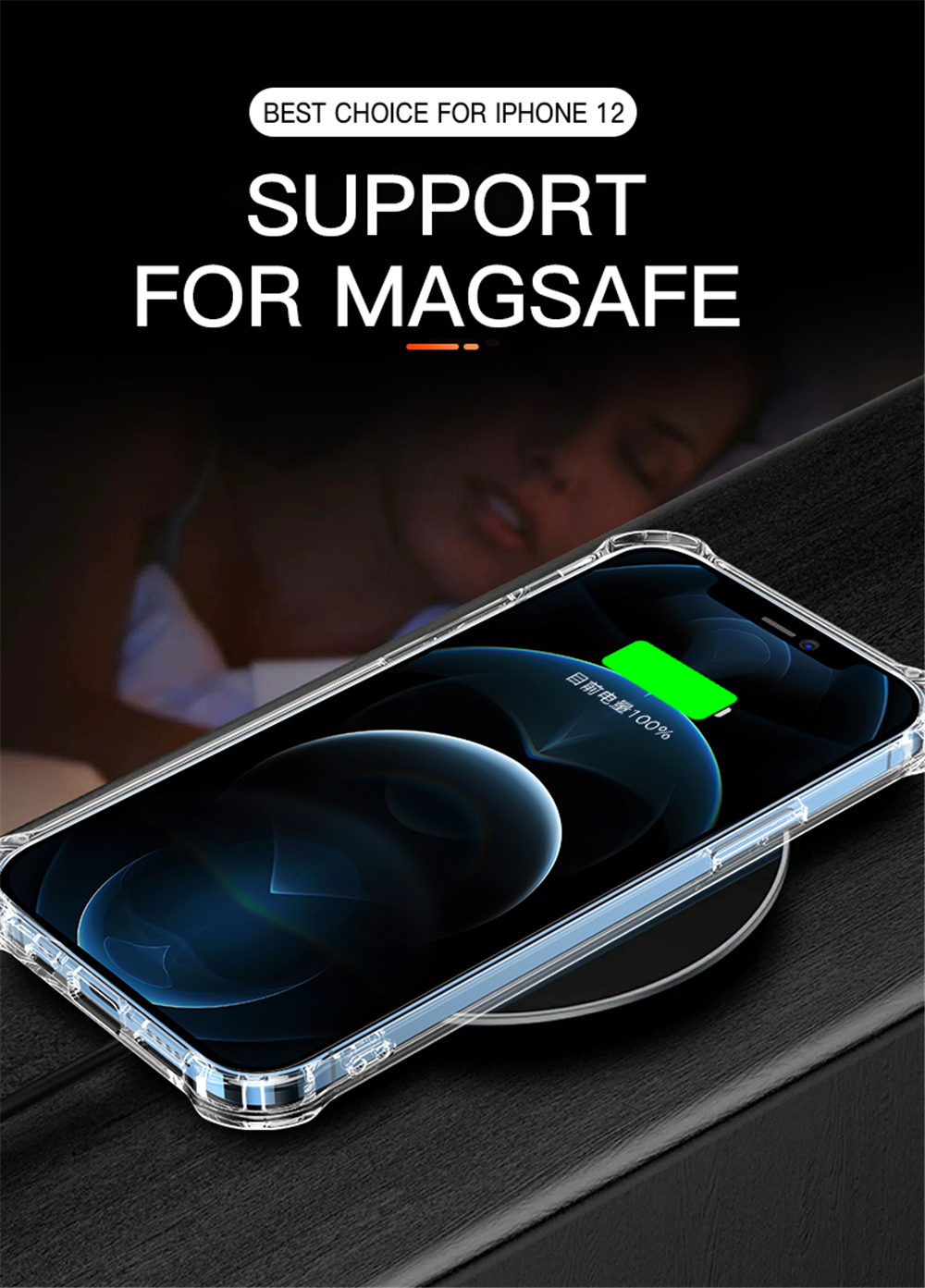 Official Clear Acrylic Magsafe Magnetic Wireless Charging Case For iPhone 13 Mini 12 Pro 11 Max X XS XR 7 8Plus SE Shockproof Armor Coque