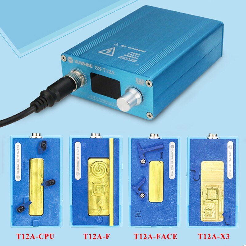 SS-T12A Heating Station for iPhone X XS MAX Motherboard FACE ID CPU Desoldering Station Heating Platform Phone Repair Tools