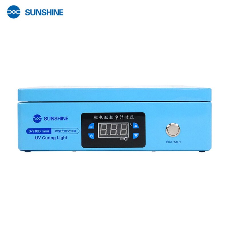 SUNSHINE S-918B Mini 30W UV Curing Box For Mobile Phone LCD Touch Screen OCA Laminated Fast Curing No wrinkles No Blistering
