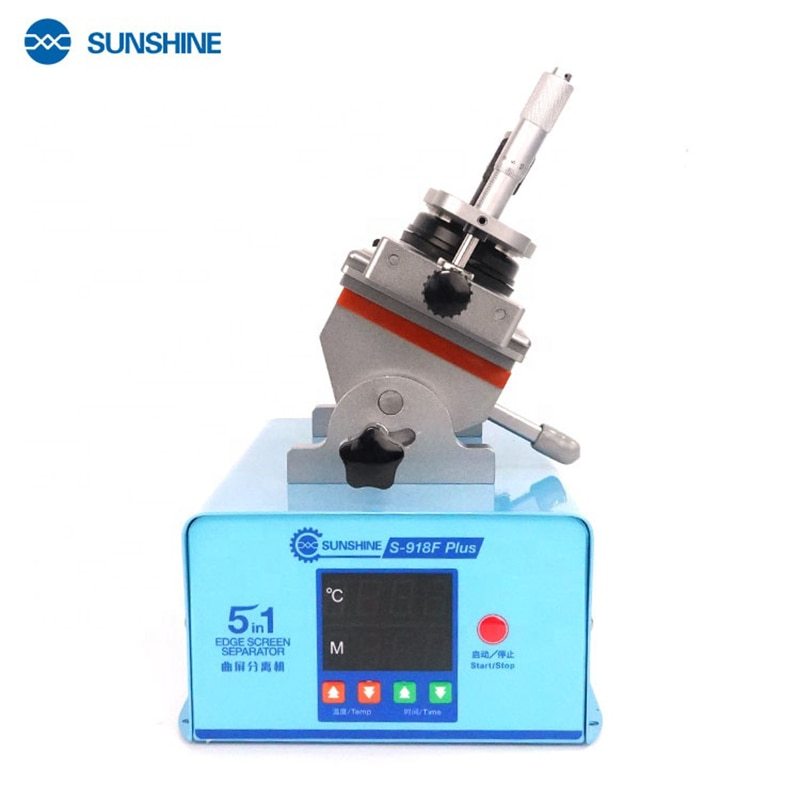 Sunshine S-918F Plus 5 in 1 Universal Edge Screen Separator Left Right Tilt 45 Degree 360 Rotation Screen Heating Glue Removal