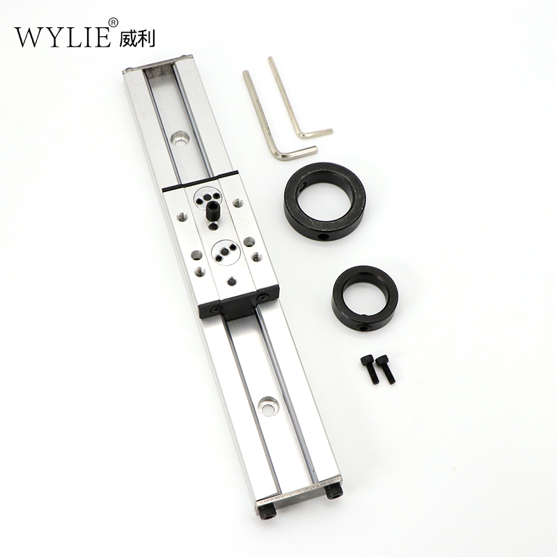 WYLIE microscope holder support 32mm single hole / 25mm th rotated 360 degrees, with slide rails