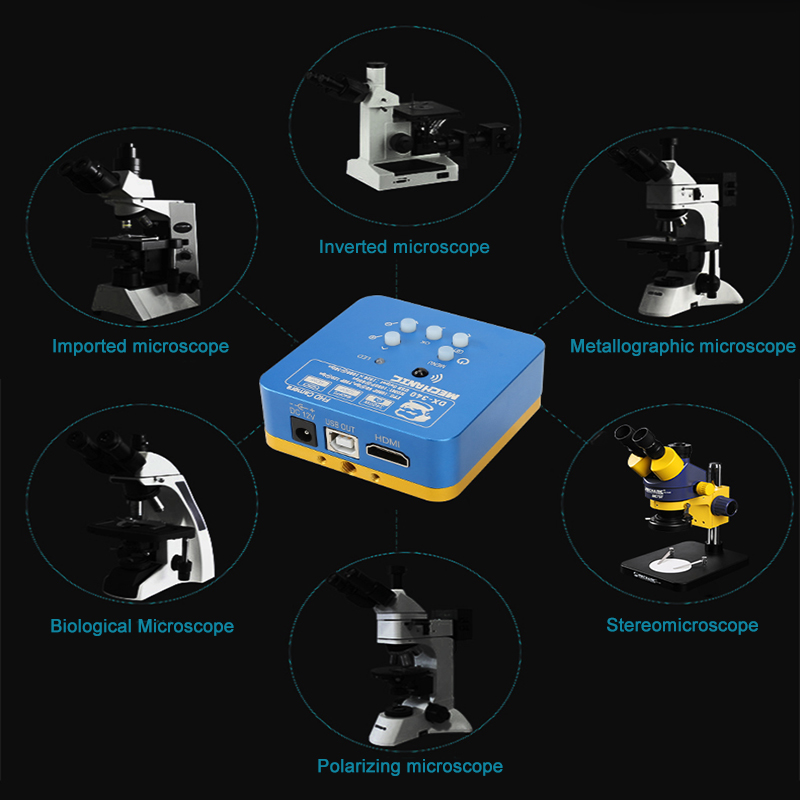 MECHANIC Microscope Camera DX-340 34 Million Pixel Industr Camera HDMI USB Simultaneous Output motherboard Chips Phone