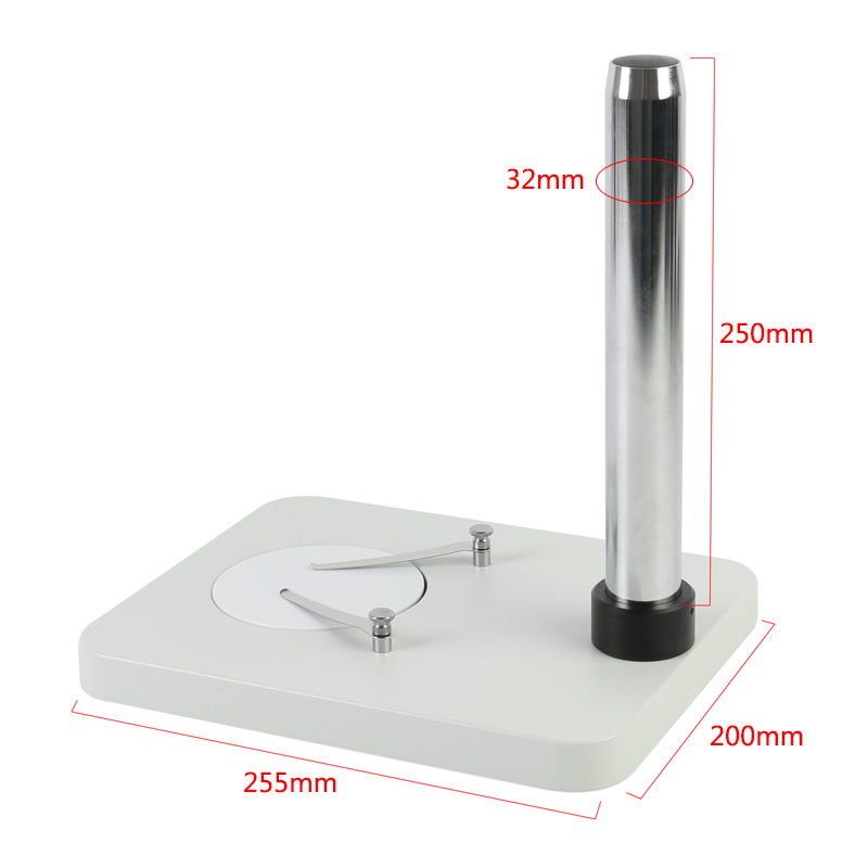 Adjustable Black Aluminum Alloy Stand Bracket Holder Suppo Adjust Up And Down For Industrial Digital Stereo Microscope