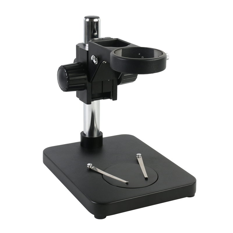 Adjustable Black Aluminum Alloy Stand Bracket Holder Suppo Adjust Up And Down For Industrial Digital Stereo Microscope