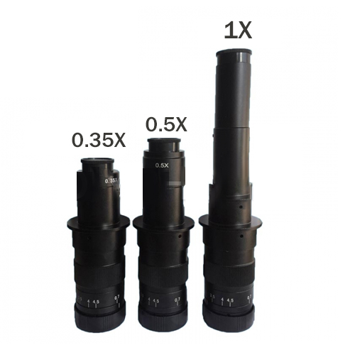10X - 120X 180X 300X Adjustable 25mm Zoom C-mount Lens 0 Industry Video Microscope Camera Eyepiece Magnifier