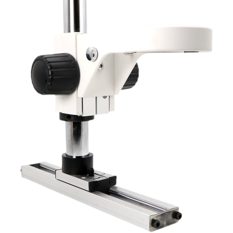 WYLIE microscope holder support 32mm single hole / 25mm th rotated 360 degrees, with slide rails