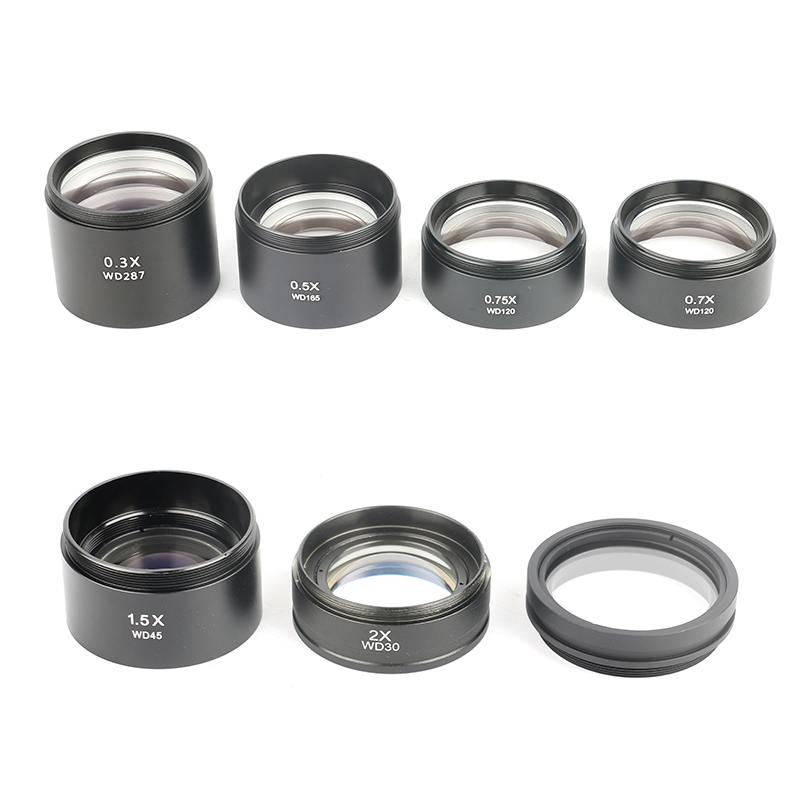 RELIFE 0.3X 0.5X 0.7X 0.75X 1X 1.5X 2.0X Auxiliary Objective L lens Thread 48mm for microscopio