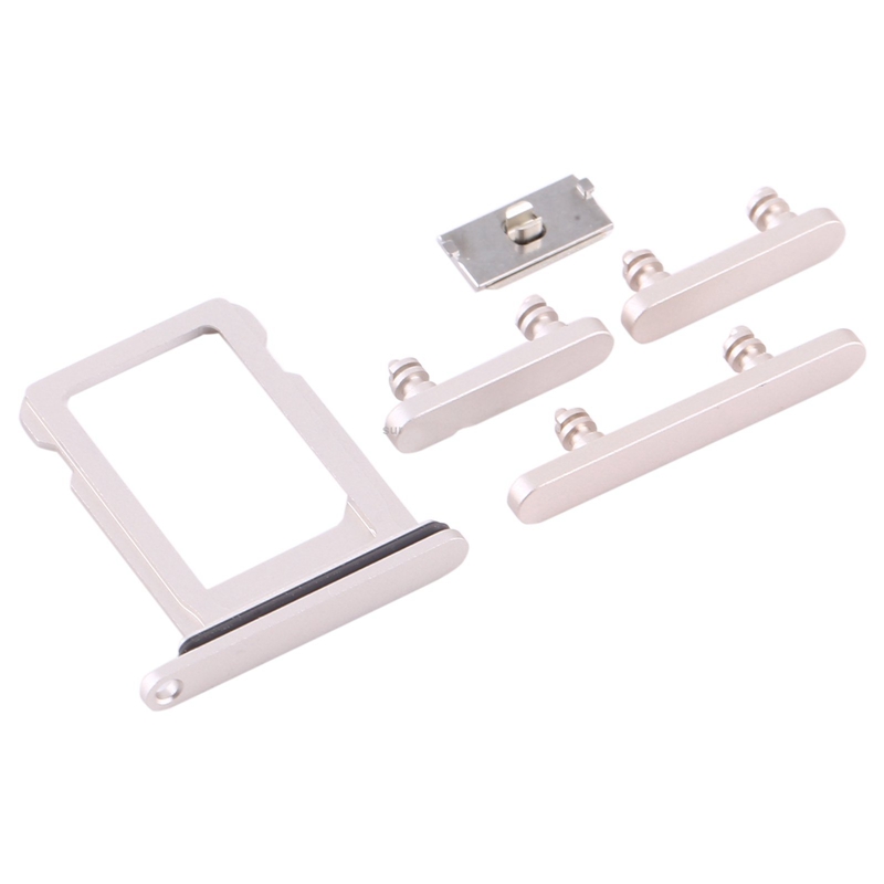 SIM Card Tray + Side Keys for iPhone 12 Mini(White)