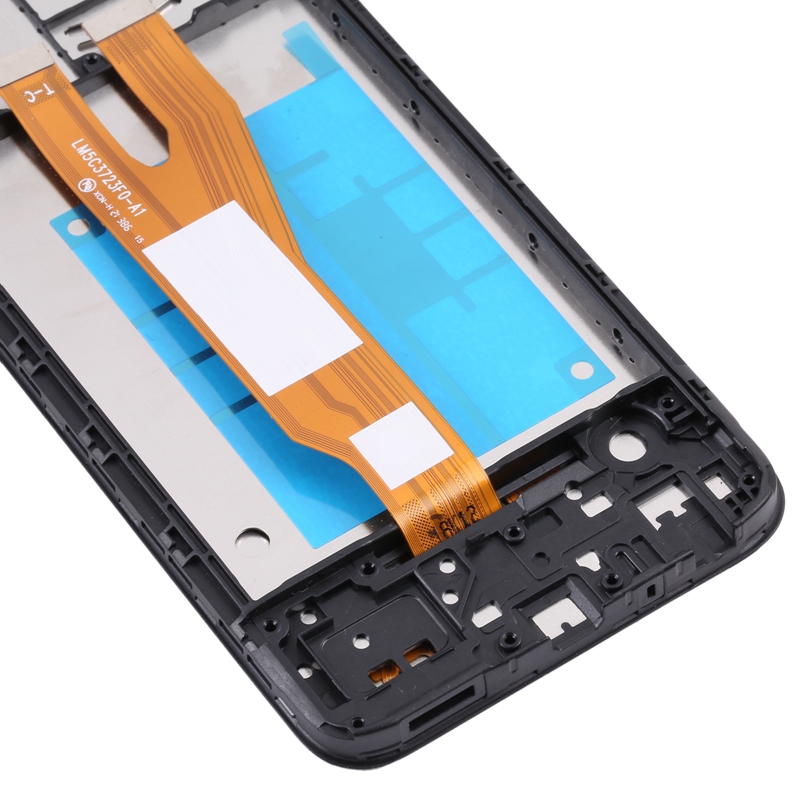 Screen Replacement With Frame for Samsung Galaxy A03 Core A032 A032F Black Original