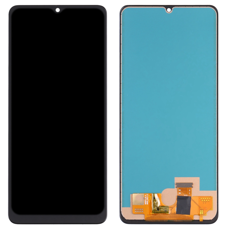 incell Material LCD Screen and Digitizer Full Assembly with Frame for Samsung Galaxy A22 4G (Black)