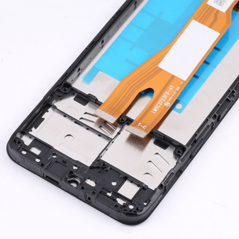Screen Replacement With Frame for Samsung Galaxy A03 Core A032 A032F Black Original