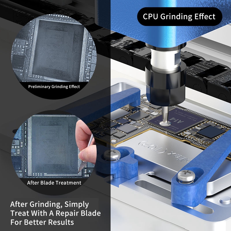 JCID AIXUN 100W Chip Grinding Machine For Phone Motherboard Chip IC Nand CNC Polishing Sanded Repair Tool