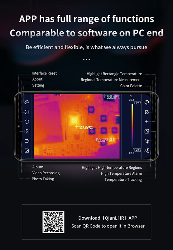 QIANLI Infrared Fire Eye Thermal Camera Motherboard Repair Detector