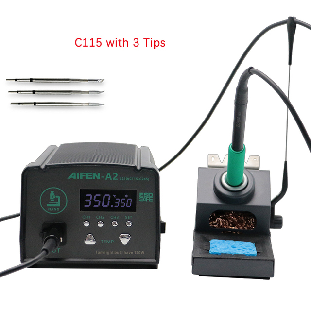 AIFEN A2 Soldering Station Lead-free 2S Rapid Welding Rewor For JBC Soldering Iron Tip BGA PCB IC Repair Solder Tools