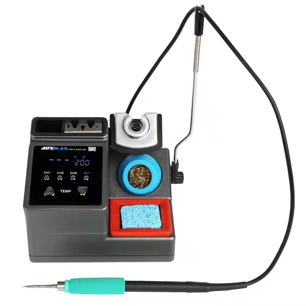 AIFEN A9 Soldering station Compatible JBC Soldering iron Tips C210 C245 C115 Handle Soldering and rework station Electronic tool