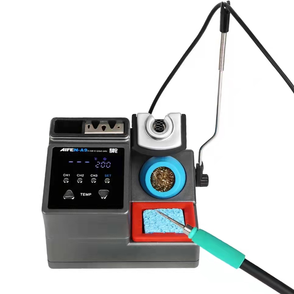 AIFEN A9 Soldering station Compatible JBC Soldering iron Tips C210 C245 C115 Handle Soldering and rework station Electronic tool