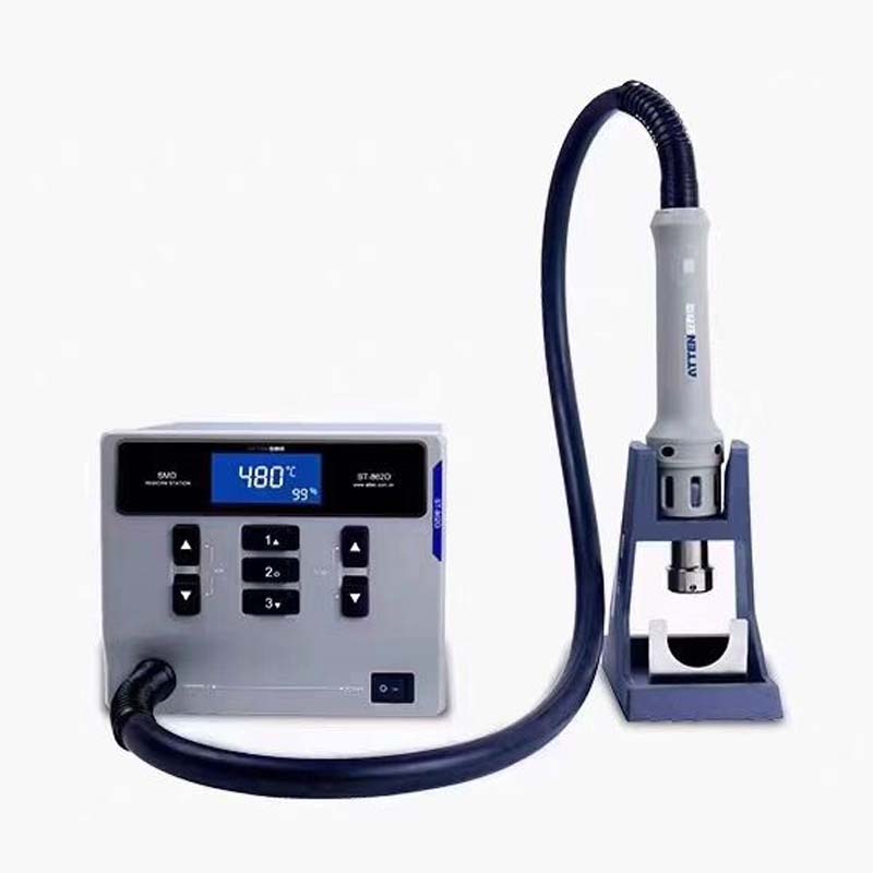 ATTEN ST-862D lead-free hot air gun soldering station Intellige display 1000W rework station For PCB chip repair