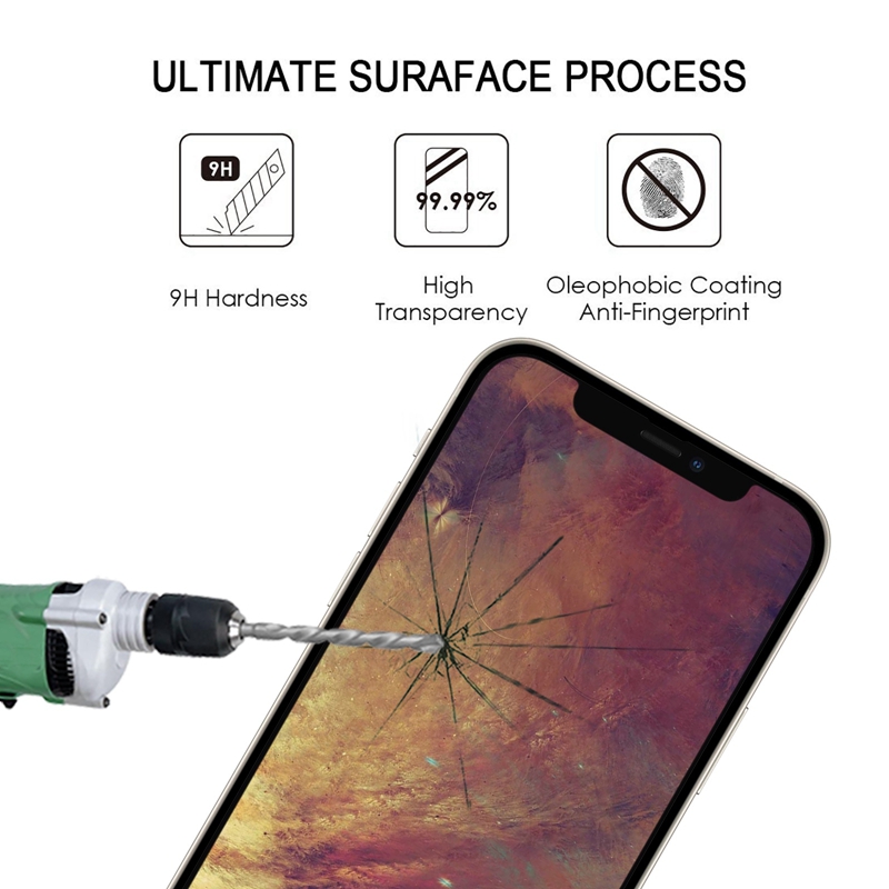 Full Glue Screen Tempered Glass Film For iPhone 14 Pro Max
