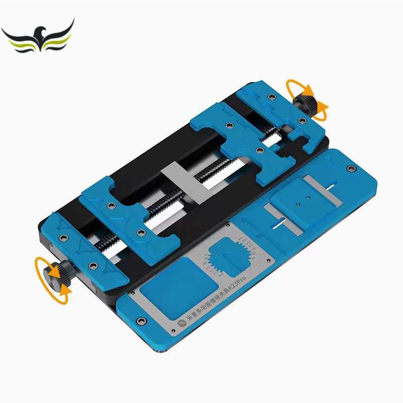 Mijing K23Pro Universal NAND CPU Fixture Multi-Function Motherboard Maintence Glue Remove Welding Repair Double Bearing Clamp