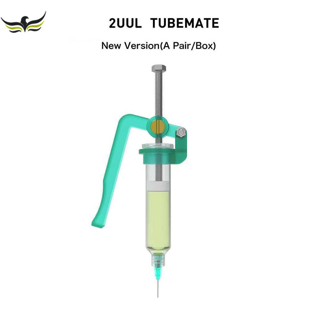 2UUL NEW Version Tubemate (A Pair/box) Welding Oil Booster Press Type Auxiliary, Easy to Discharge Oil Putter Welding Oil Booste