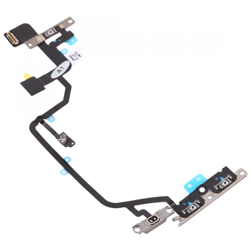Power&Volume Button Flex Cable with Metal Bracket for iPhone XR Original