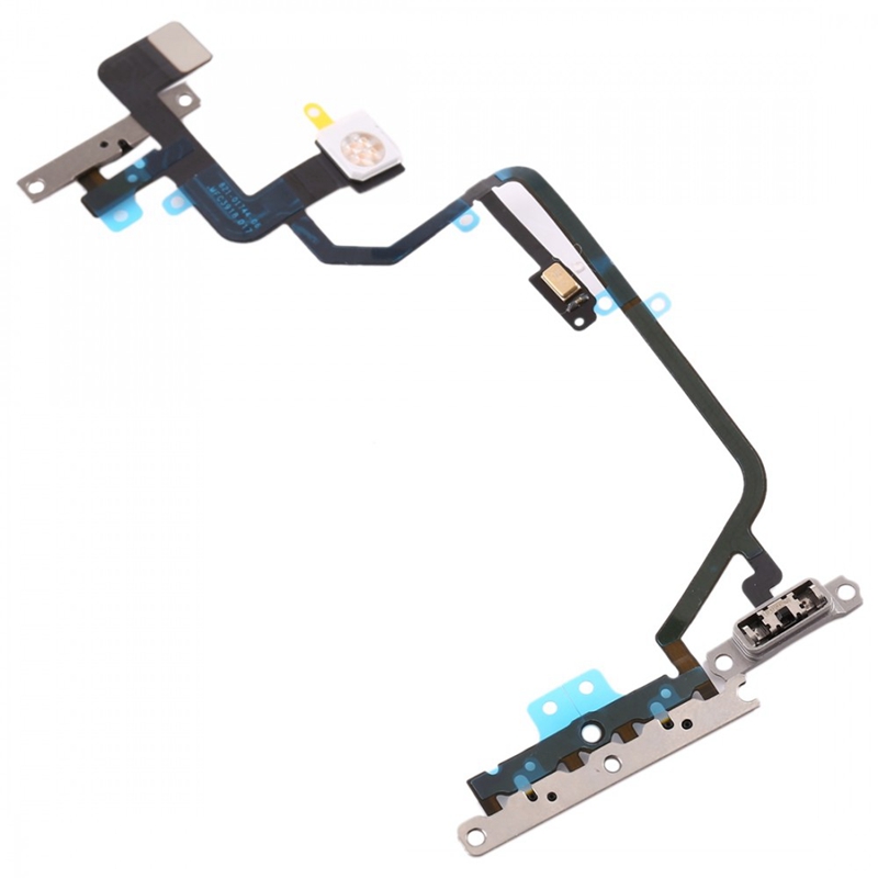 Power&Volume Button Flex Cable with Metal Bracket for iPhone XR Original