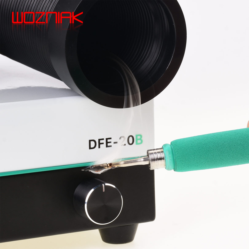 REFOX DFE-20B Fume Extractor Soldering Smoke Purifier Air Cleaner Dust Purification For PCB Motherboard Welding Absorbing Repair