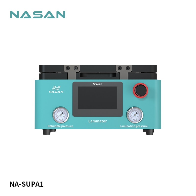 Nasan NA-SUPA1 Mini LCD Laminate and Bubble Remove Machine with Vacuum Pump for Samsung Phone Flat Curved Screen Lcd Repair