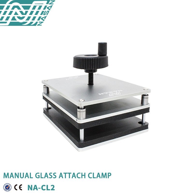 Nasan NA-CL2 Manual Glass Attach Clamp Universal Adjustable Fixture for Phone Repair LCD Screen Holder