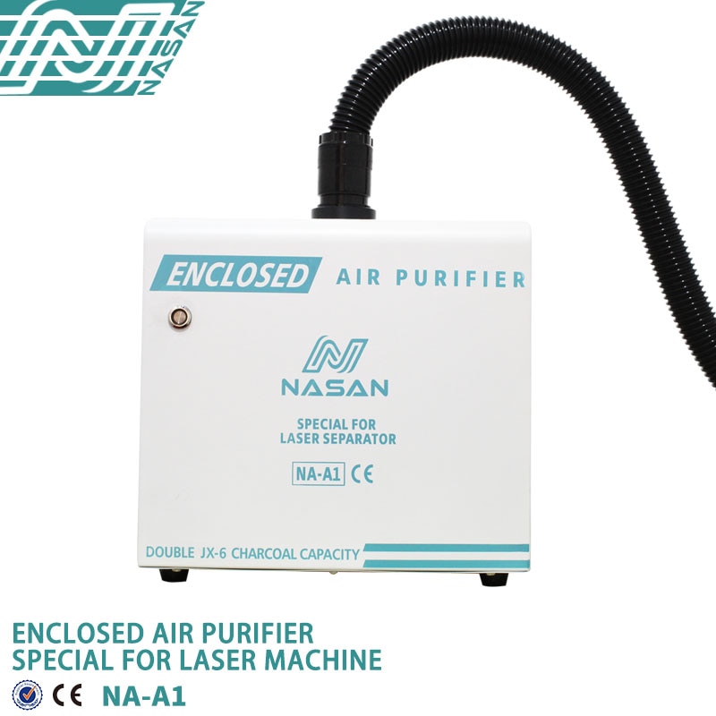 NASAN NA-A1 Smoke Purifying Filter System Laser Fume Extractor Workshop Soldering Smoke Clean Room for Mobile Phone Repair