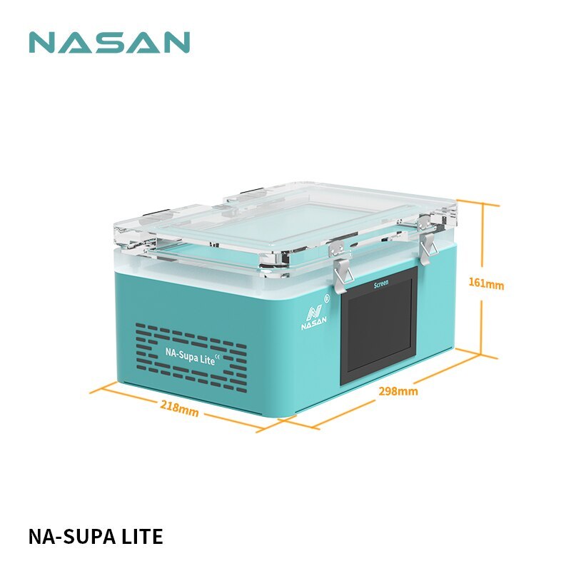 Nasan NA-SUPA LITE Mini LCD Laminate Machine For Flat Curved Screen LCD Repair Air Bag Lamination No Air Compressor Required