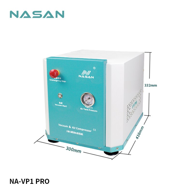 NASAN NA-VP1 Pro Air Compressor and Vacuum Pump Large Capacity for OCA Laminating and Bubble Remover Machine