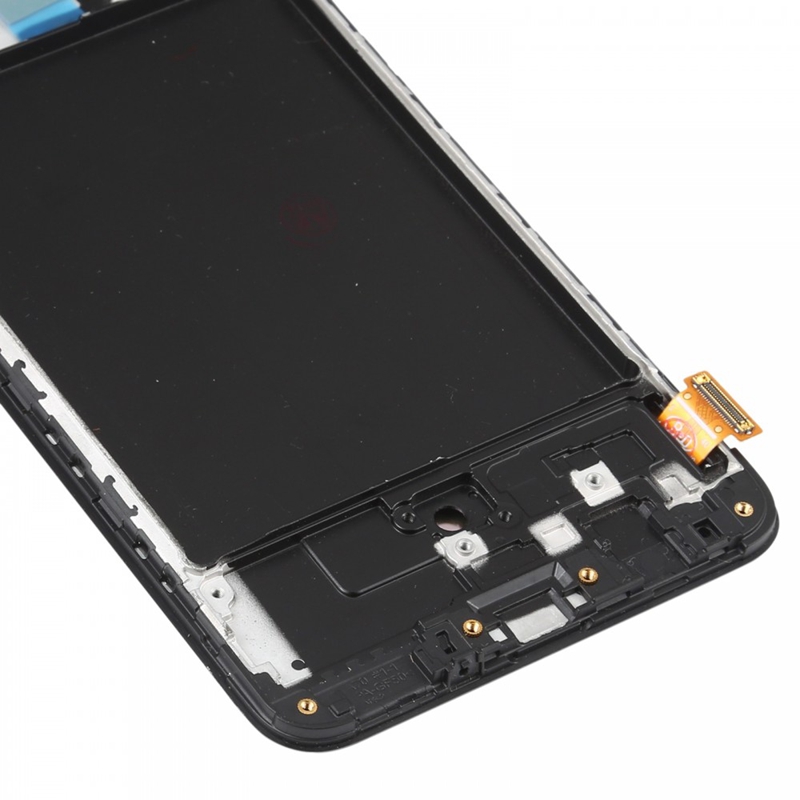 OLED Screen Replacement With Frame for Samsung Galaxy A70 Black
