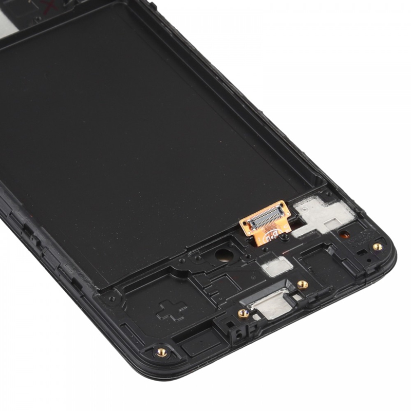 OLED Screen Replacement With Frame for Samsung Galaxy A30s  Black