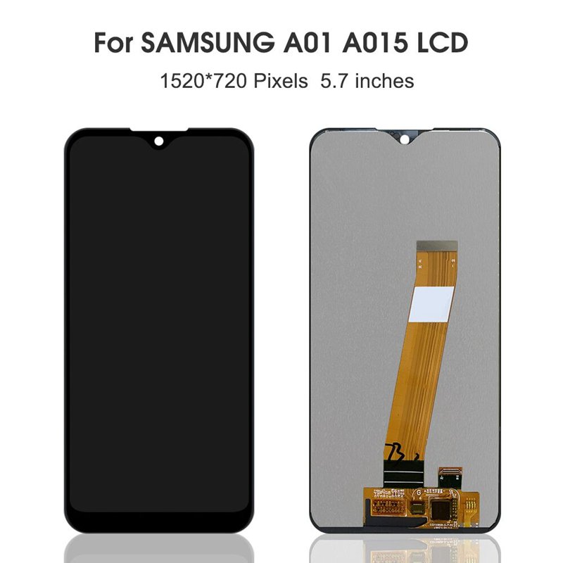 Screen Replacement for Samsung Galaxy A01 Narrow  Flex Black Original