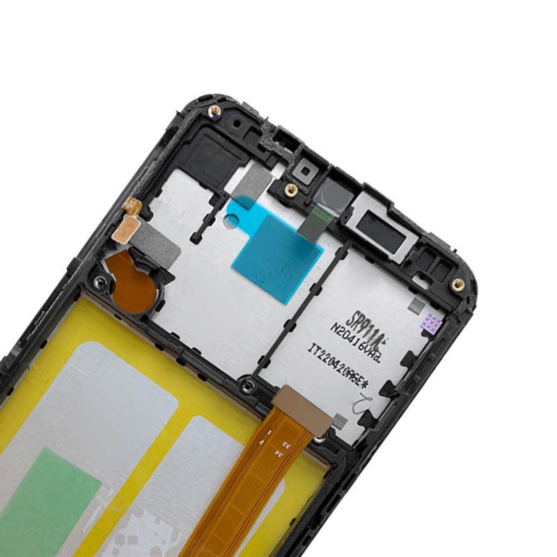 Screen Replacement With Frame for Samsung Galaxy A20e Black Original