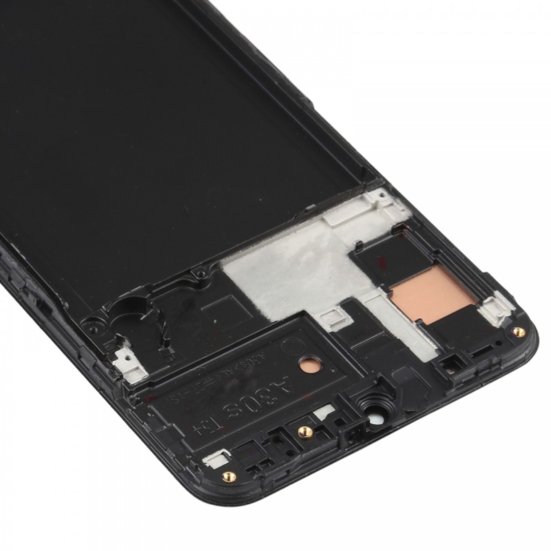 OLED Screen Replacement With Frame for Samsung Galaxy A30s  Black